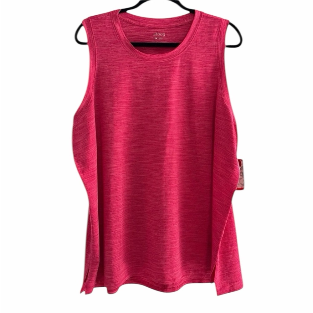 BCG Woman’s Training Herringbone Muscle Tank Size 3X NWT Sleeveless PTP 26.5”